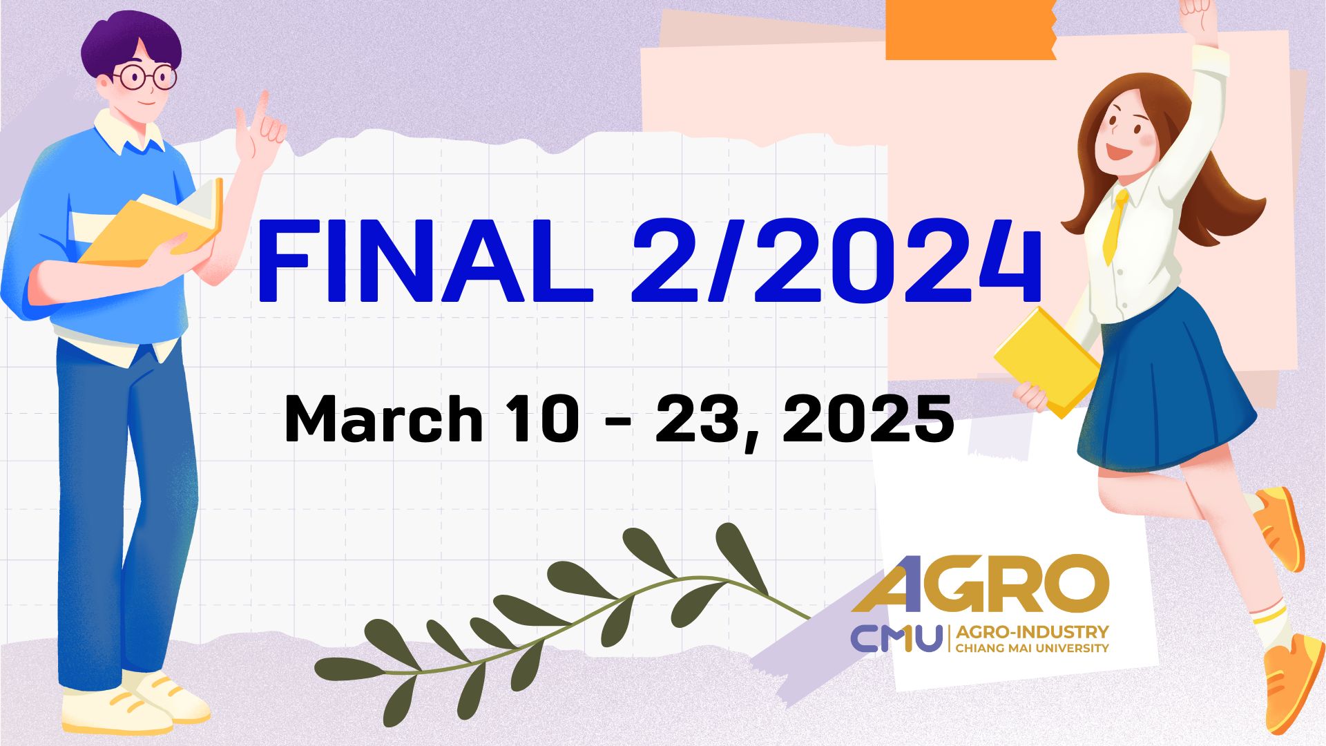 คำสั่งแต่งตั้งกรรมการคุมสอบปลายภาค ประจำภาคเรียนที่ 2 ปีการศึกษา 2567