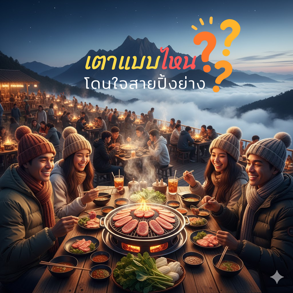 เตาแบบไหนโดนใจ สายปิ้งย่าง