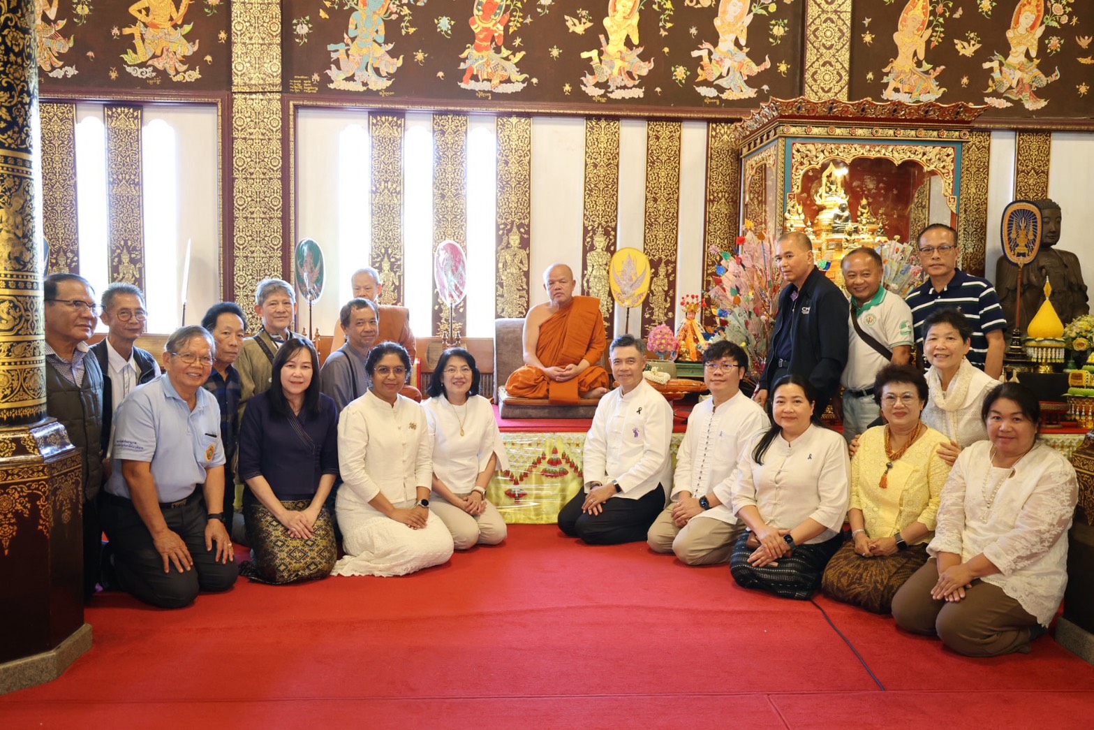 คณะอุตสาหกรรมเกษตร มช. เข้าร่วมพิธีทอดผ้าป่าเพื่อจัดหาอุปกรณ์บำรุงสุขภาพแก่คณะสงฆ์ วัดป่าดาราภิรมย์