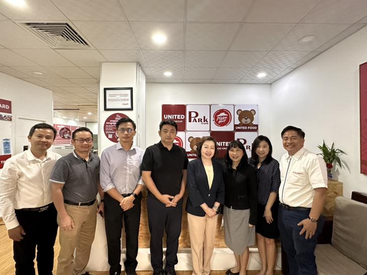เดินทางไปหารือด้านวิชาการงานวิจัยและบริการวิชาการร่วมกับสถานประกอบการด้านอาหาร ณ ราชอาณาจักรกัมพูชา