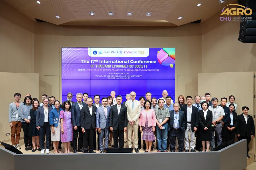 ร่วมเป็นเกียรติในพิธีเปิดการประชุมวิชาการนานาชาติของสมาคมเศรษฐมิติประเทศไทย ครั้งที่ 17 (The 17th International Conference of the Thailand Econometric Society: TES2024)