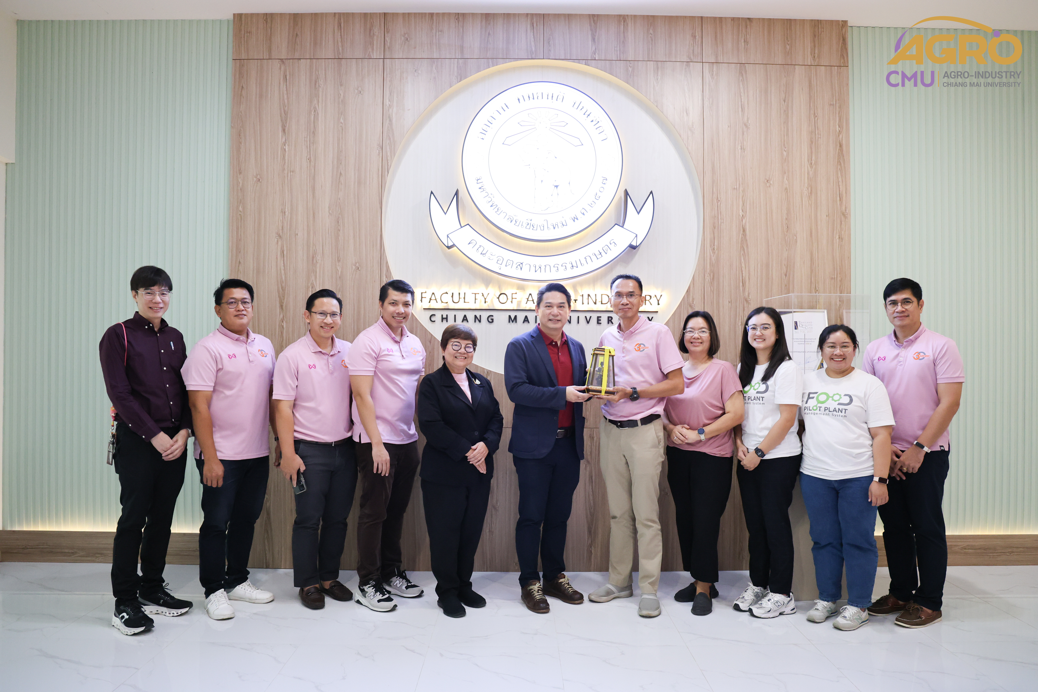 ให้การต้อนรับ คณะเกษตรศาสตร์ ทรัพยากรธรรมชาติและสิ่งแวดล้อม มหาวิทยาลัยนเรศวร