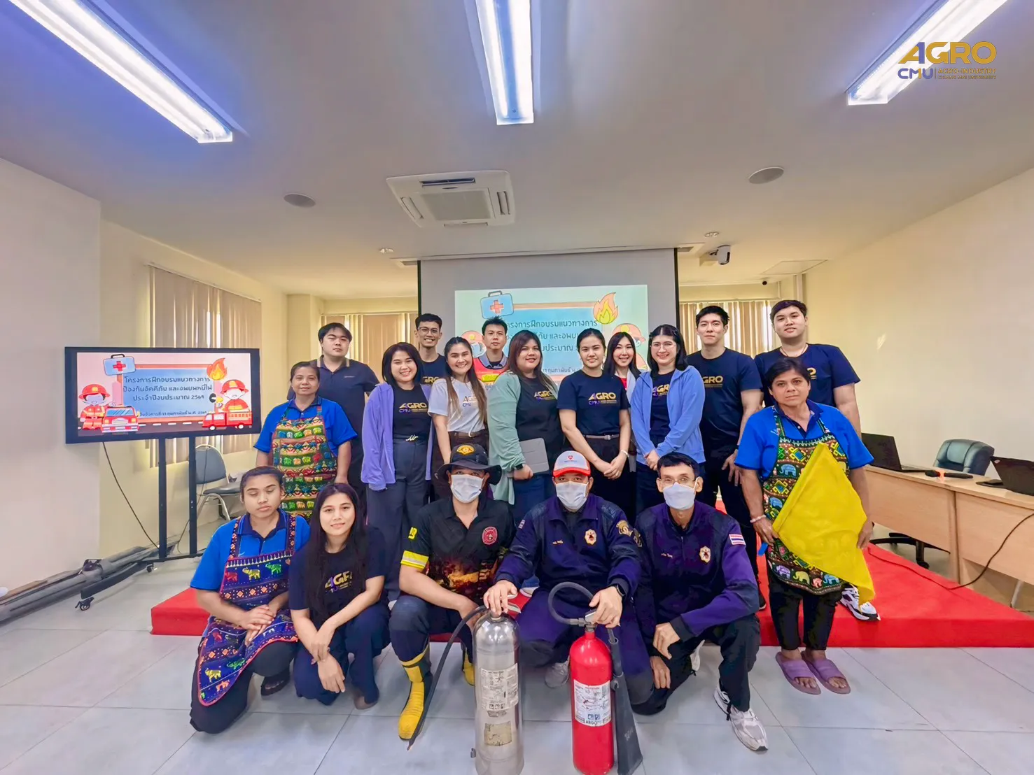 โครงการฝึกอบรมแนวทางการป้องกันอัคคีภัยและการอพยพหนีไฟ ประจำปีงบประมาณ 2569 