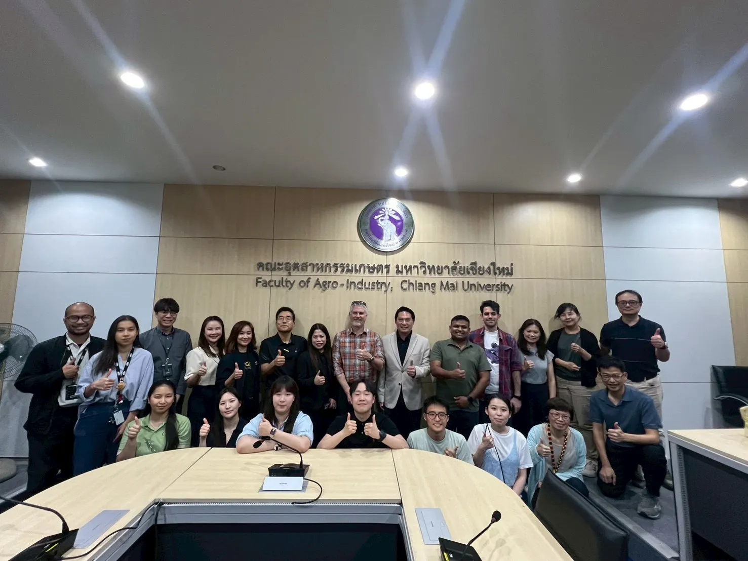  ผู้บริหารคณะอุตสาหกรรมเกษตร มช. ให้การต้อนรับคณะผู้แทนมหาวิทยาลัยชั้นนำจากต่างประเทศ