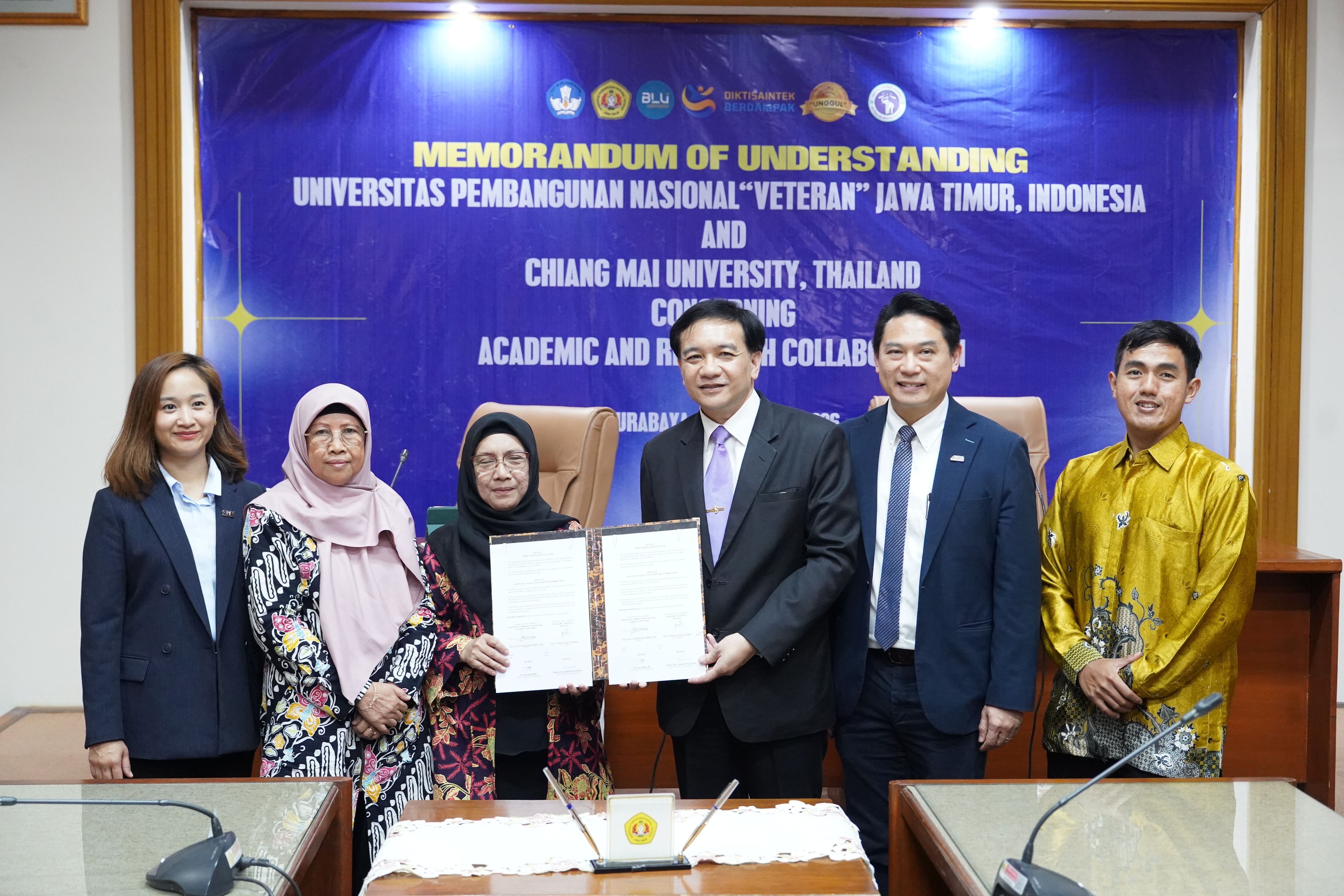 มหาวิทยาลัยเชียงใหม่เยือน University of Surabaya และ UPN Veteran Jawa Timur University ประเทศอินโดนีเซีย พร้อมลงนามความร่วมมือทางวิชาการ