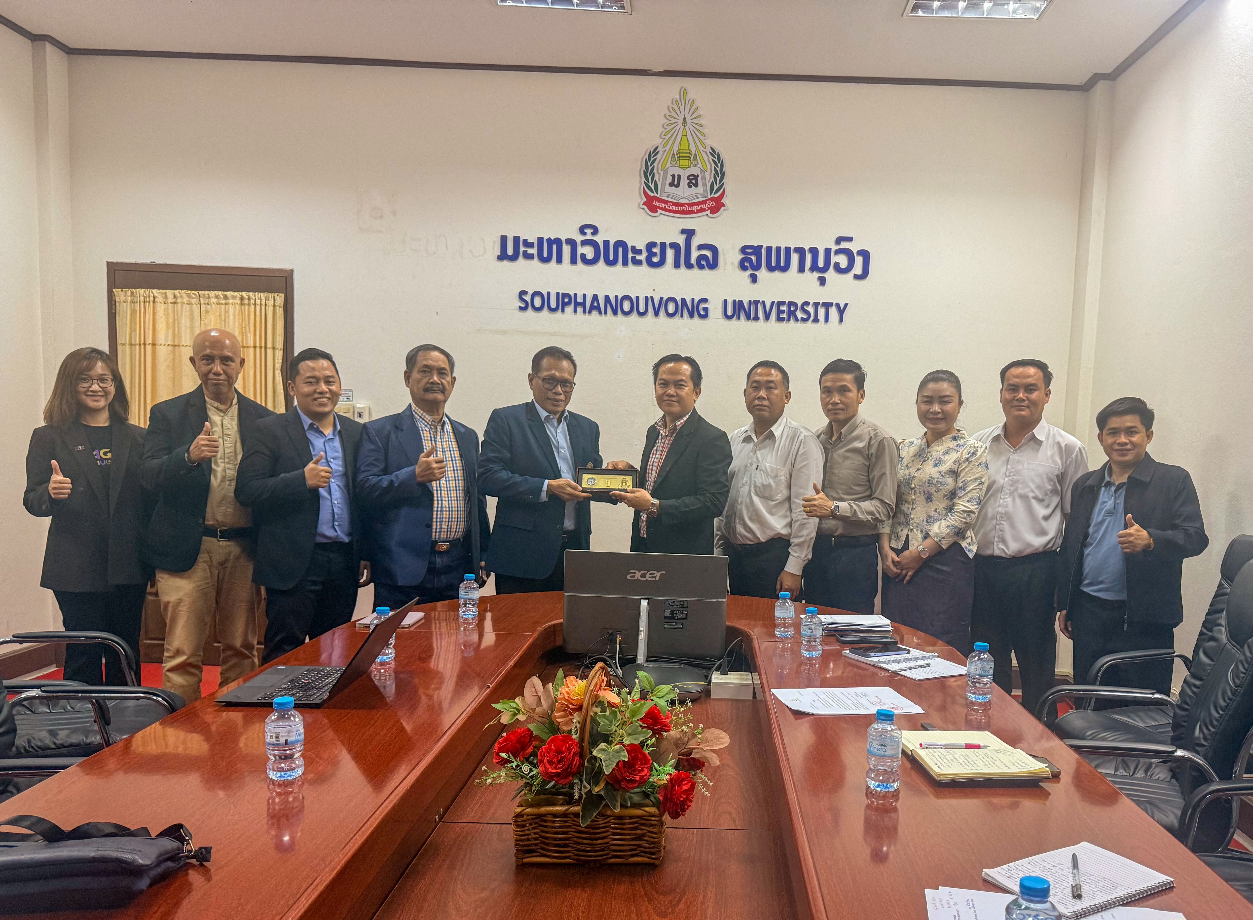 ร่วมเป็นคณะผู้แทนเยือน Souphanouvong University สปป.ลาว เสริมสร้างความร่วมมือทางวิชาการระดับนานาชาติ
