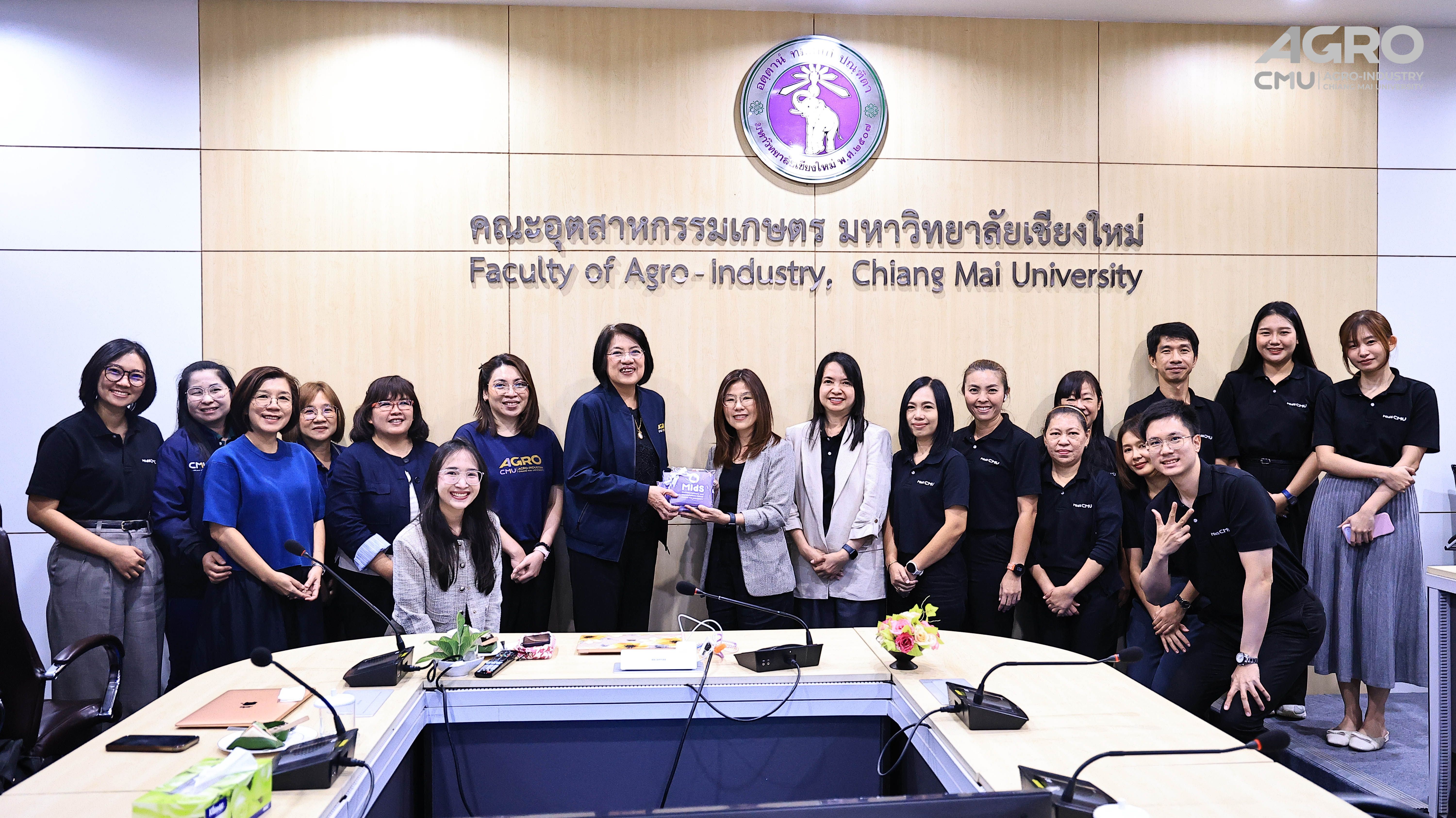 คณะอุตสาหกรรมเกษตร มช. ให้การต้อนรับวิทยาลัยพหุวิทยาการและสหวิทยาการ ในโอกาสศึกษาดูงานด้าน CMU-EdPEx